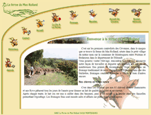 Tablet Screenshot of lafermedumasrolland.com